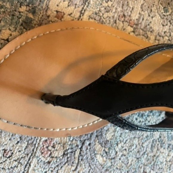 Guess Black Gladiator Strap Sandals - Picture 8 of 8